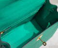 KELLY 25CM IN VERT VERTIGO EPSOM CALFSKIN GOLD HARDWARE