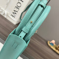 STANDARD A5 TOTE BAG IN AQUAMARINE BLUE CALFSKIN