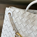 SMALL ANDIAMO 29 IN WHITE LAMBSKIN