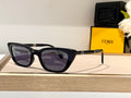 FOLDABLE FF DIAMONDS CAT-EYE SUNGLASSES 548844 IN ACETATE