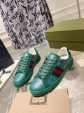 GG ACE GG SUPREME TRAINER OCEAN CALFSKIN