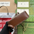 HORSEBIT 1955 SMALL CAMERA BAG 20 IN BEIGE AND EBONY GG BROWN CALFSKIN