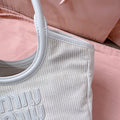 IVY HANDBAG 22 IN WHITE CANVAS