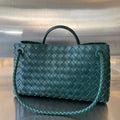 SMALL ANDIAMO 29 IN EMERALD GREEN LAMBSKIN