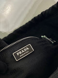 SMALL DRAWSTRING BAG 23 IN BLACK RE-NYLON