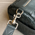 INTRECCIATO 62 CABIN DUFFLE IN BLACK FOREST CALFSKIN