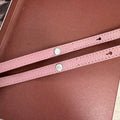 EXTRA POCKET BACKPACK L23.5 IN BABY PINK CALFSKIN WITH SILVER HARDWARE