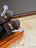 GABRIEL SANDAL CHOCOLATE SUEDE