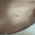 EXTRA POCKET BACKPACK L23.5 IN WHITE CALFSKIN WITH SILVER HARDWARE