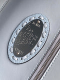 Fend Baguette 27 Bag Baby Blue Calfskin Shw
