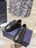 GG ACE 30 SUPREME TRAINER BLACK CALFSKIN