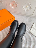 JAIME BOOT IN BLACK CALFSKIN