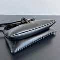 SMALL LIBERTA 27 IN BLACK SMOOTH CALFSKIN GOLD HARDWARE