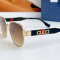 SQUARE FRAME SUNGLASSES GG1407 IN METAL EMBOSSED LOGO