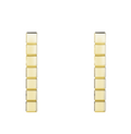 ICE CUBE GOLD EARRINGS