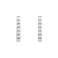 ICE CUBE SILVER EARRINGS