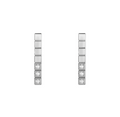 ICE CUBE SILVER DIAMONDS EARRINGS