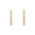 ICE CUBE PINK GOLD EARRINGS