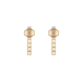 ICE CUBE PINK GOLD EARRINGS