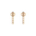 ICE CUBE PINK GOLD DIAMONDS EARRINGS