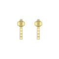 ICE CUBE GOLD DIAMONDS EARRINGS