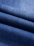 Drawstring Waist Ankle Length Casual Jeans Regular Fit Pocket Detail Jeans