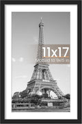 11x17 Picture Frame, Wall Decor Poster Frames, Black 1 Pack