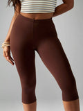 High-Waisted Active Capri Leggings