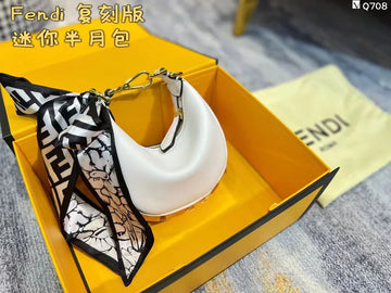 Fendi Women Fendigraphy Matte Mini Leather Bags