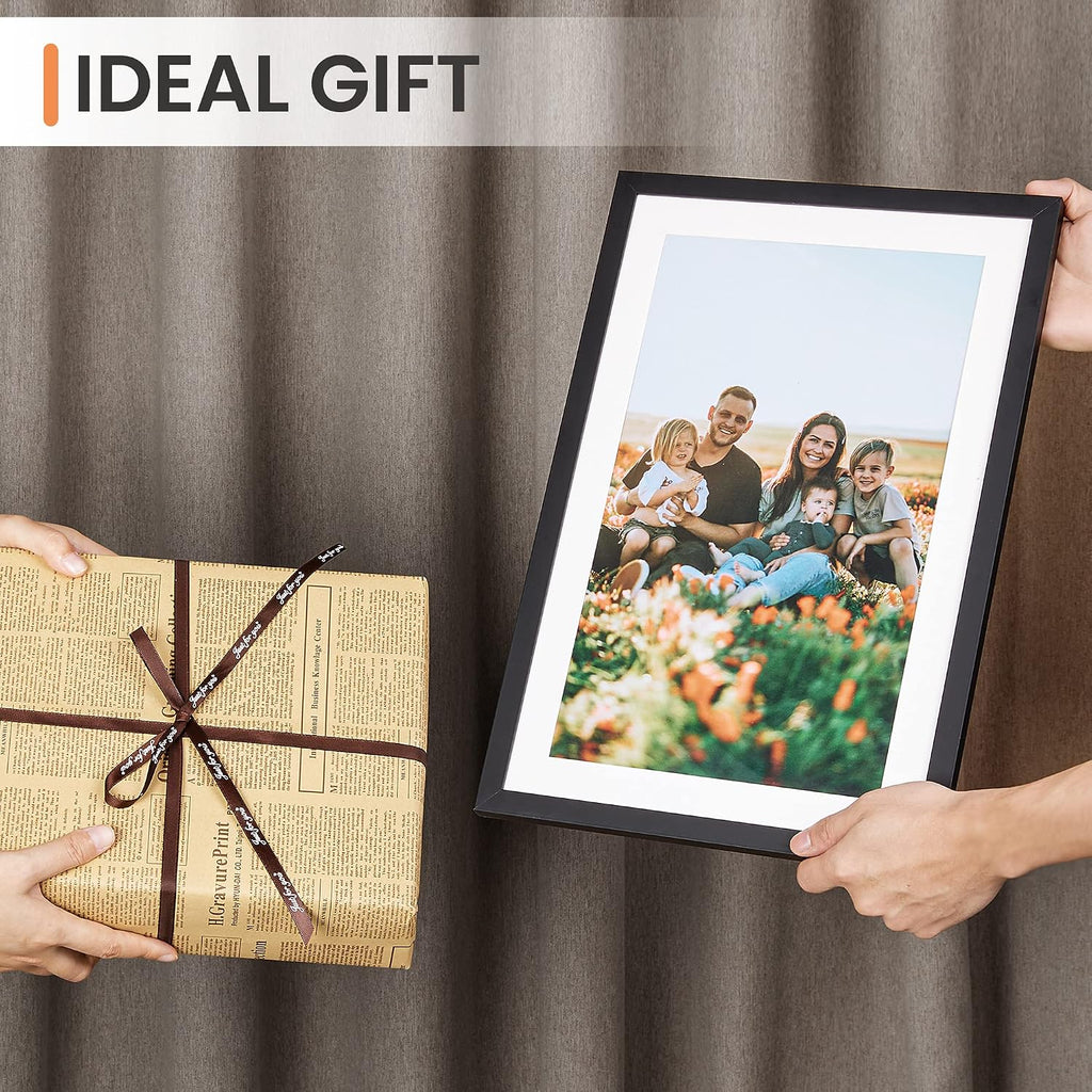 11x17 Picture Frame, Wall Decor Poster Frames, Black 1 Pack