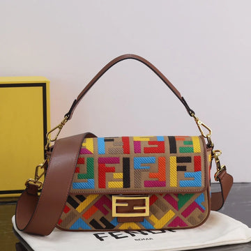 Fendi Baguette Canvas Bag