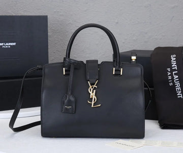 Ysl Cabas Black Gold Bag