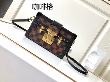 Louis Vuitton Damier Ebene Canvas Petite Malle Bag