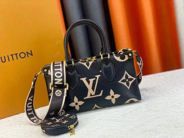 LV Onthego PM Bicolor Monogram Empreinte Bag