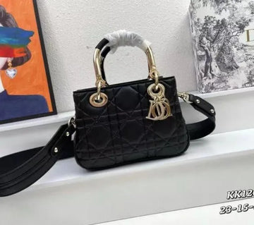 Christian Dior Lady Medium Leather Bag