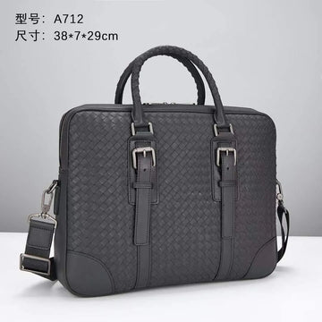 Bottega Veneta Leather Business Briefcase Laptop Bag