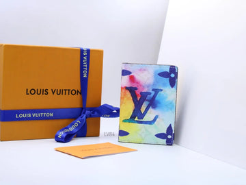 Louis Vuitton Watercolor Multicolor Monogram Logo Pocket Organizer
