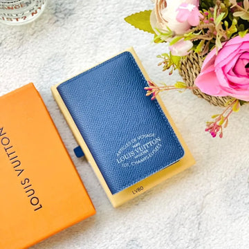 Louis Vuitton Passport Cover Leather Wallet
