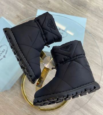 Prada Pradded Nylon Boots