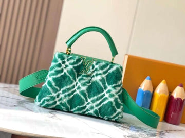 Louis Vuitton Handmade Velvet Ikat Clutch