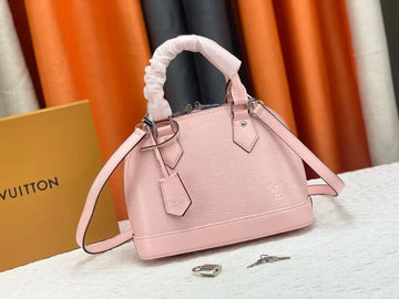 Louis Vuitton Pink Epi Alma BB Leather Handbag