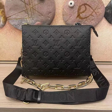 Louis Vuitton Coussin PM Monograph Lamb Leather Shoulder Bag