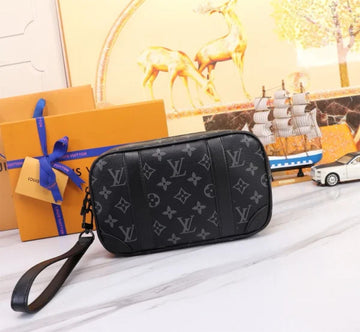 Louis Vuitton Coated Canvas Leather Saintonge Shoulder Bags