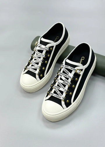 Christian Dior Canvas Low Top Sneakers