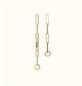 KELLY CHAINE EARRINGS VERY SMALL MODEL YELLOW GOLD