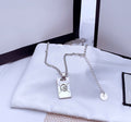 GG GHOST STERLING SILVER SKULL NECKLACE