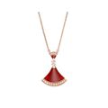 DREAM NECKLACE CARNELIAN DIAMOND