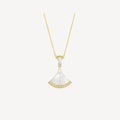 DREAM NECKLACE MOP GOLD DIAMOND