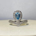 JOSEPHINE RING TURQUOISE SILVER DIAMOND