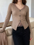 Lace Detail Long Sleeve T-Shirt